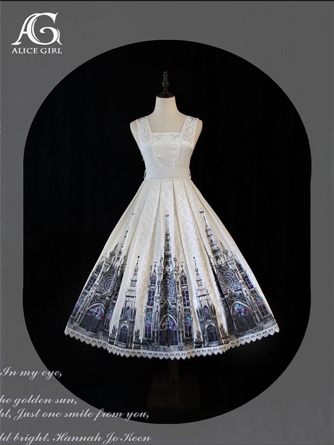 Black Cross Church Gothic Lolita JSK