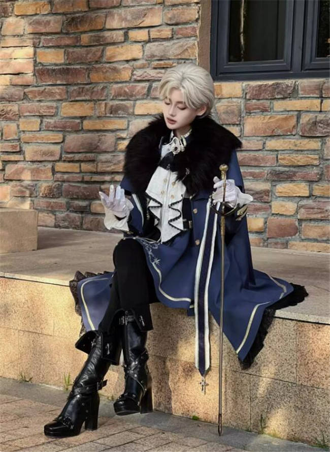 Your Highness The Oath of the Brave Military Lolita Jacket, Cape and Blouse
