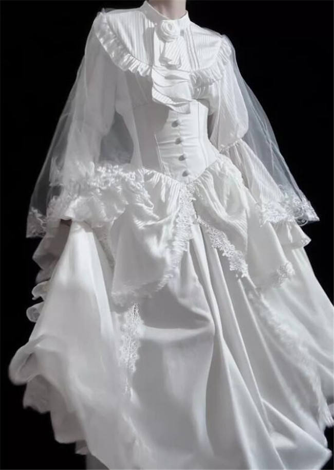 Sleepwalk Fishbone Lolita Skirt