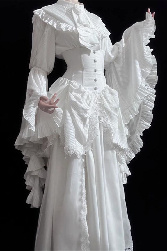 Sleepwalk Fishbone Lolita Skirt