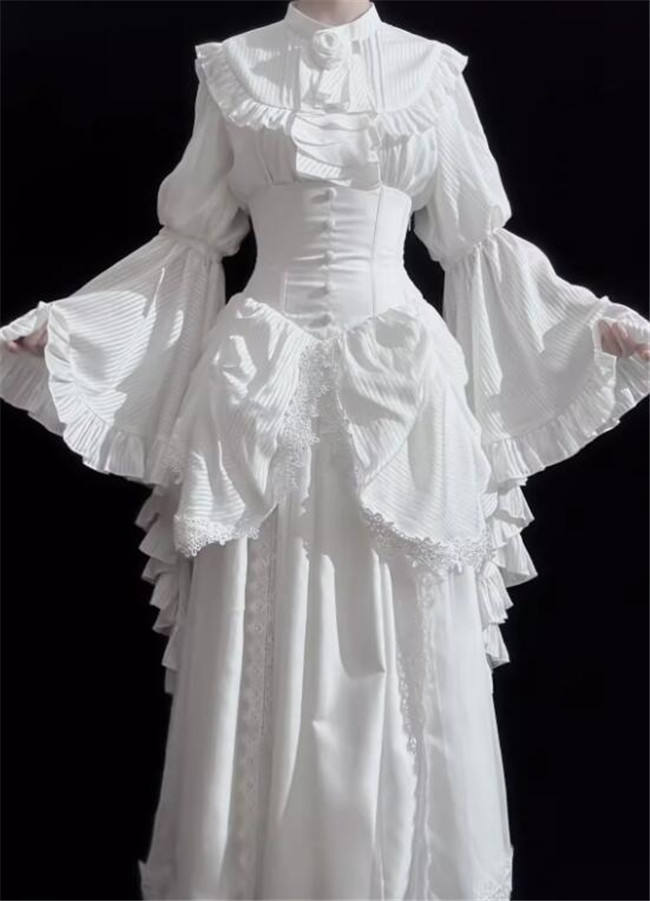 Sleepwalk Fishbone Lolita Skirt