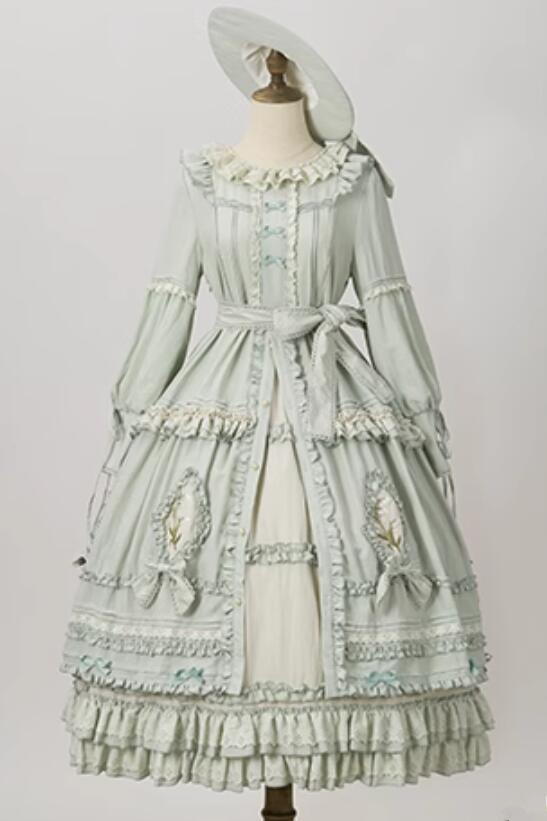 Lily of the Valley Midi Length Child Size Skirt main image 1
