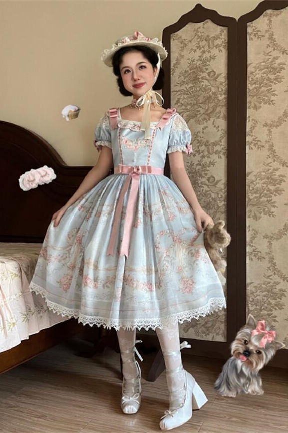 Summer Fairy Villandli Gardens Lolita One Piece