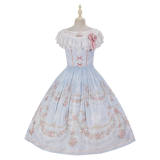 Summer Fairy Villandli Gardens Lolita Jumper Dress and Cape