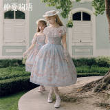 Summer Fairy Villandli Gardens Lolita Jumper Dress and Cape