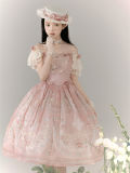 Summer Fairy Villandli Gardens Lolita Jumper Dress and Cape