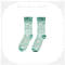 Mint * Beige Cotton Socks