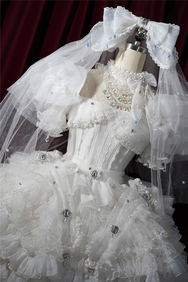 Henrietta Moonlight Crystal Dreams Super Luxury Lolita Skirt, Top and Accessories