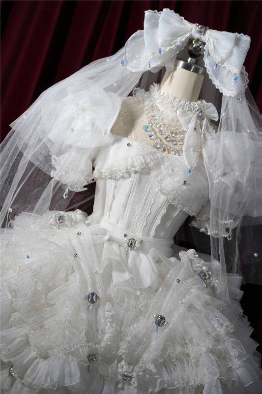 Henrietta Moonlight Crystal Dreams Super Luxury Lolita Skirt, Top and Accessories