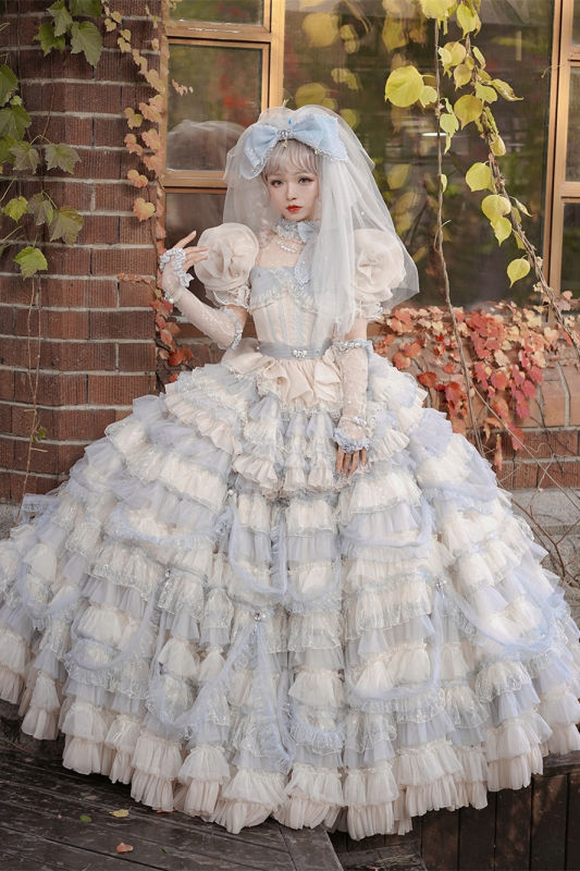 Henrietta Moonlight Crystal Dreams Super Luxury Lolita Skirt, Top and Accessories