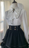 Law of Fallen Moon Military Lolita Skirt, Coat, Blouse and Accessories