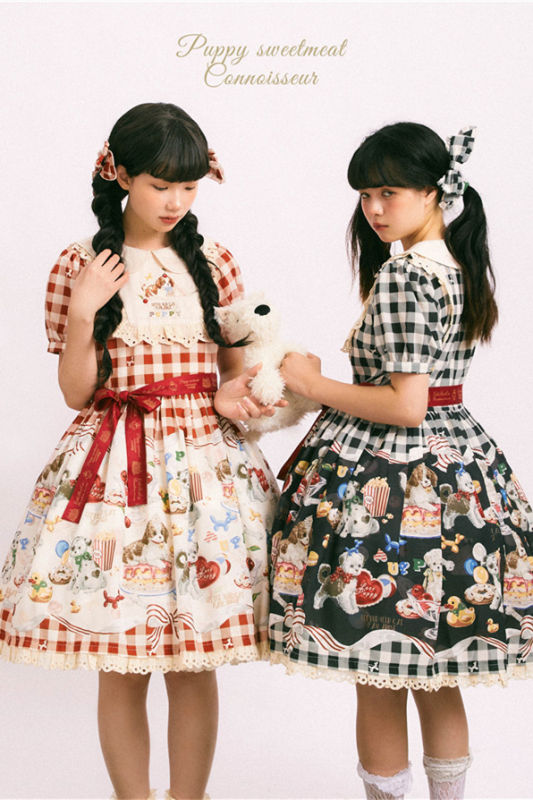 Puppy Dessert Maker Sweet Lolita OP/Salopette