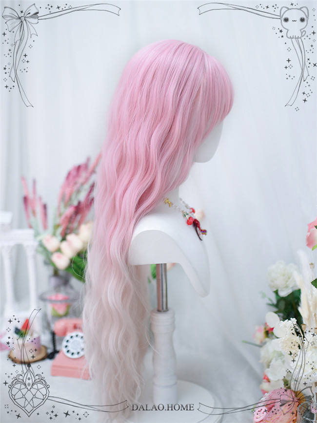 Dalao Home Peach Wine Lolita Wigs