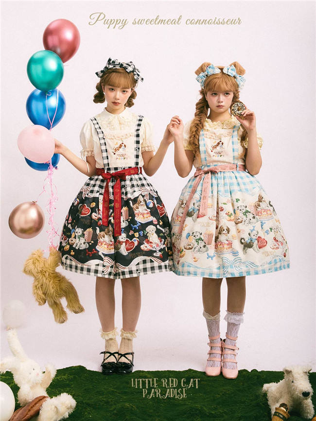 Puppy Dessert Maker Sweet Lolita OP/Salopette