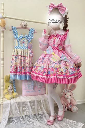 Bunny Dessert Chef Sweet Lolita Jumpers, Blouse and Accessories