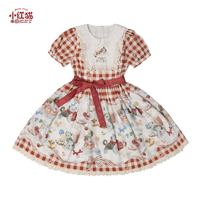 Puppy Dessert Maker Sweet Lolita OP/Salopette