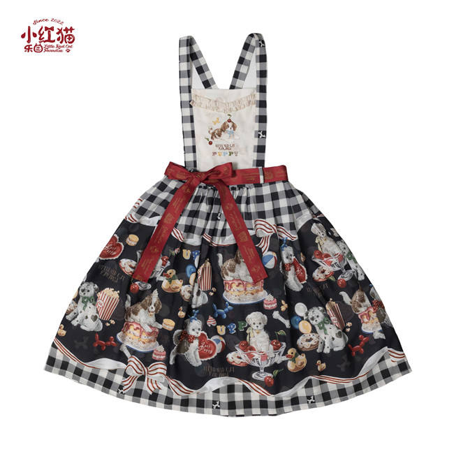Puppy Dessert Maker Sweet Lolita OP/Salopette