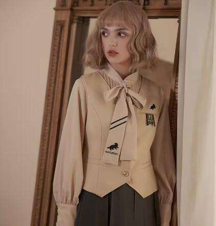 Kyouko & Harry Potter Co-signed JK Uniform Vest Harry Potter Clothes