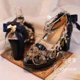 Hexagram Wedding Shoes Lolita Heels Shoes