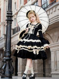 Withpuji Chapter Seven Nights Lolita One Piece and Accessories OP + Choker  Size L - In Stock