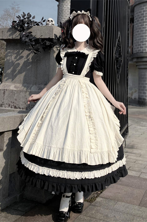 Earl's Young Servant Maid Lolita Dress and Apron