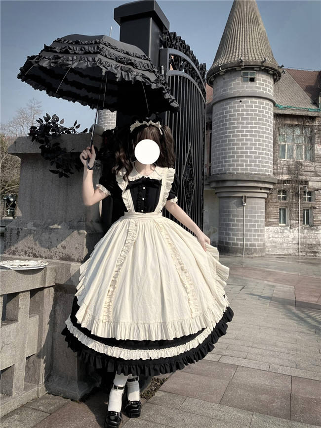 Earl's Young Servant Maid Lolita Dress and Apron
