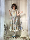 Miss Point Kitty and Rose Prints Daily Wear Lolita Jumper Dress