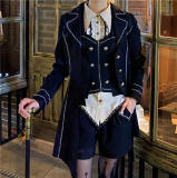 Little Dipper The Chapter of the Pledge Gothic Ouji Lolita Vest, Coat and Pants