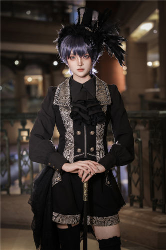 Little Dipper The Chapter of the Pledge Gothic Ouji Lolita Vest, Coat and Pants