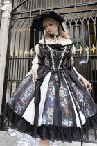 Stained Glass Gothic Lolita Dress