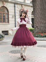Withpuji Christine Fake Two-piece Lolita One Piece