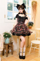 Withpuji Spring Blossoms Lolita Jumpers and Sleeves