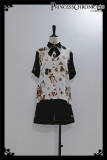 Princess Chronicles Vintage Printed Blouse, Embroidery Pants and Necktie