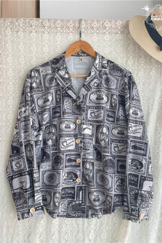 Miss Point Antique Label Daily Wear Printed Shirt