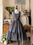 Forest Wardrobe Small Manor Stripe Lolita Dress and Blouse