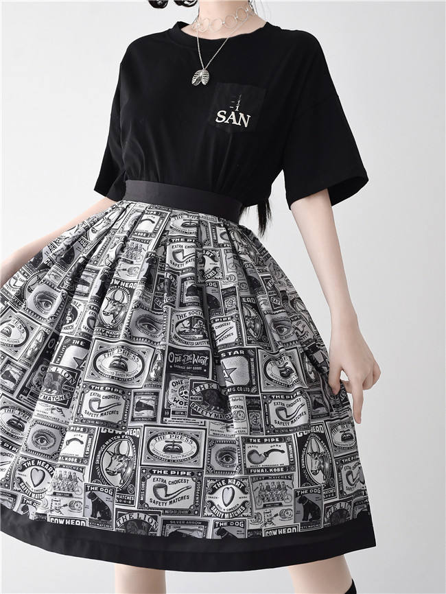 Miss Point Antique Label Daily Wear Lolita Skirt