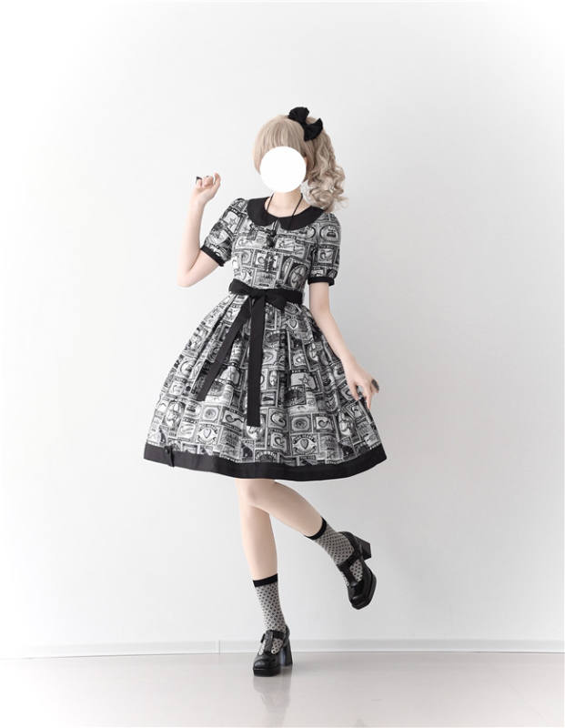 Miss Point Antique Label Daily Wear Lolita One Piece