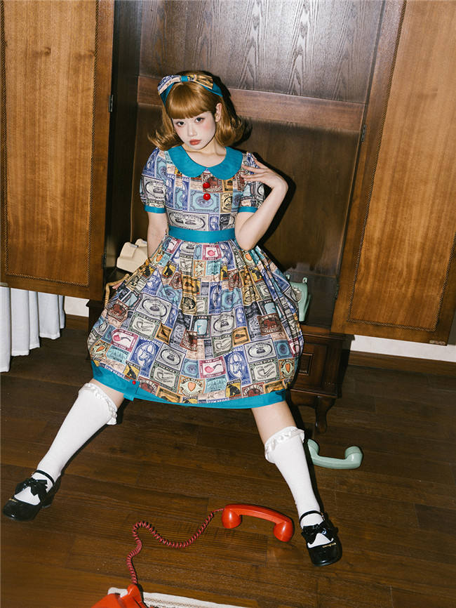 Miss Point Antique Label Daily Wear Lolita One Piece