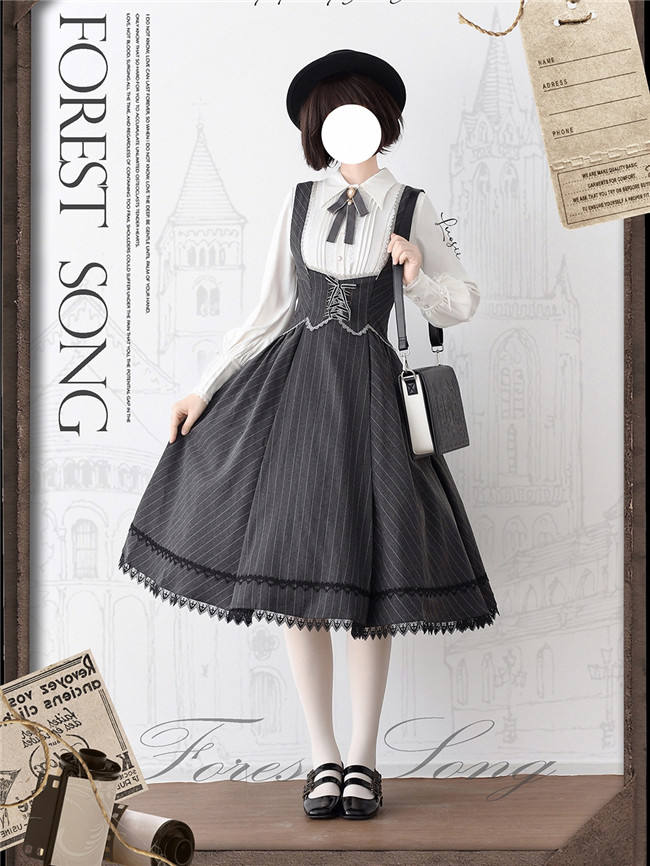Forest Song Cleta Estate Corset Lolita Dress