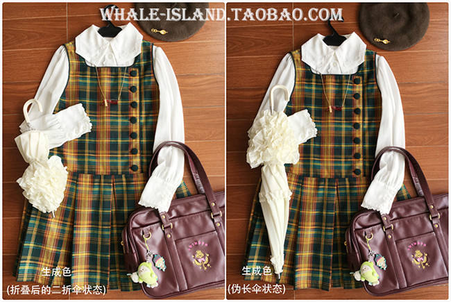 Length Adjustable Lolita Umbrella Parasol