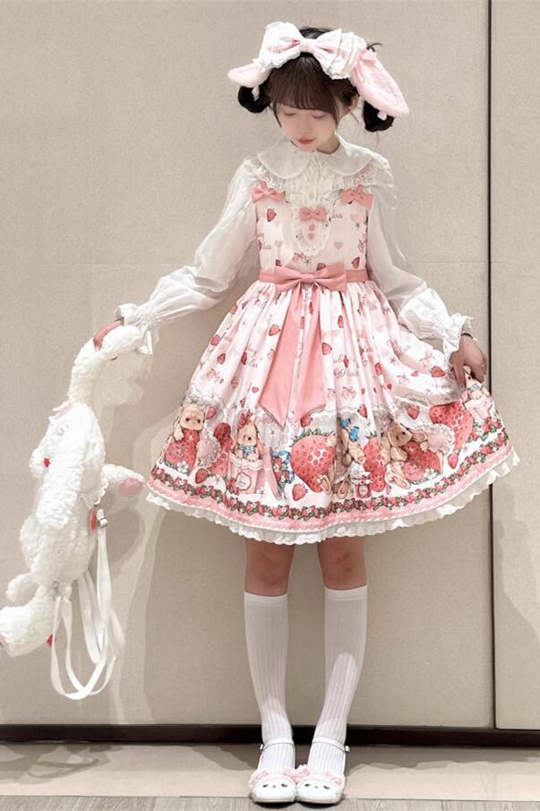 Rabbit Blackberry Box Sweet Lolita JSK and Blouse