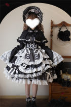 Lost Aqua Hybird Doll Lolita Dress Full Set
