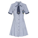 Kyouko & Harry Potter Stripe Shirt Dress Set