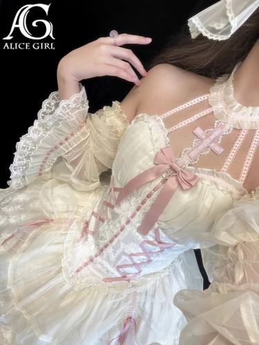 Alice Girl Corset Lolita Sleeves +Headdress
