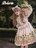 kitten and Sunflower Sweet Lolita Dress, Blouse and Accessories