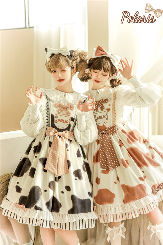 Milk Prints Velvet Lolita Dress and Blouse