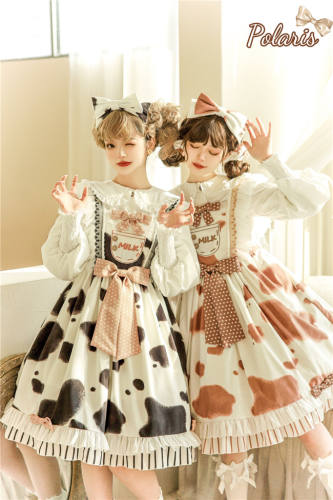 Milk Prints Velvet Lolita Dress and Blouse