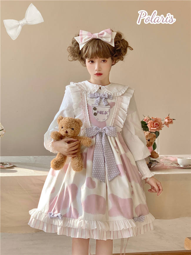 Milk Prints Velvet Lolita Dress and Blouse