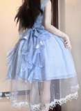 Elegant Classic Organza Lolita Jumper Dress Set