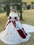 GuaJi Isabelle Luxury Lolita Dress, Underskirt, Cape and Hat